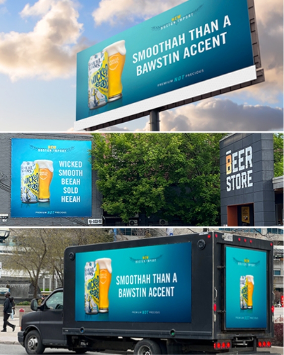 Samuel Adams Wicked Easy out-of-home creative